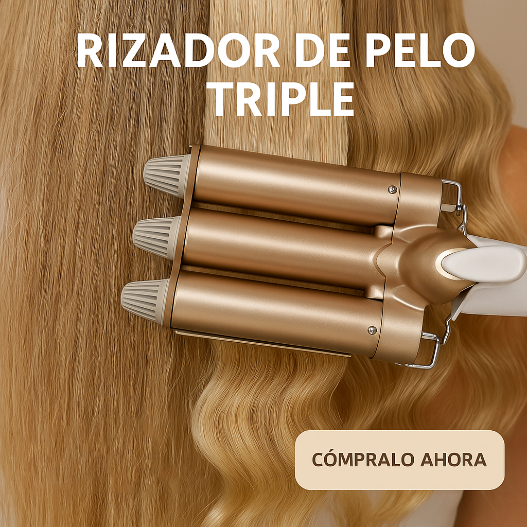 RIZADORA DE CABELLO TRIPLE