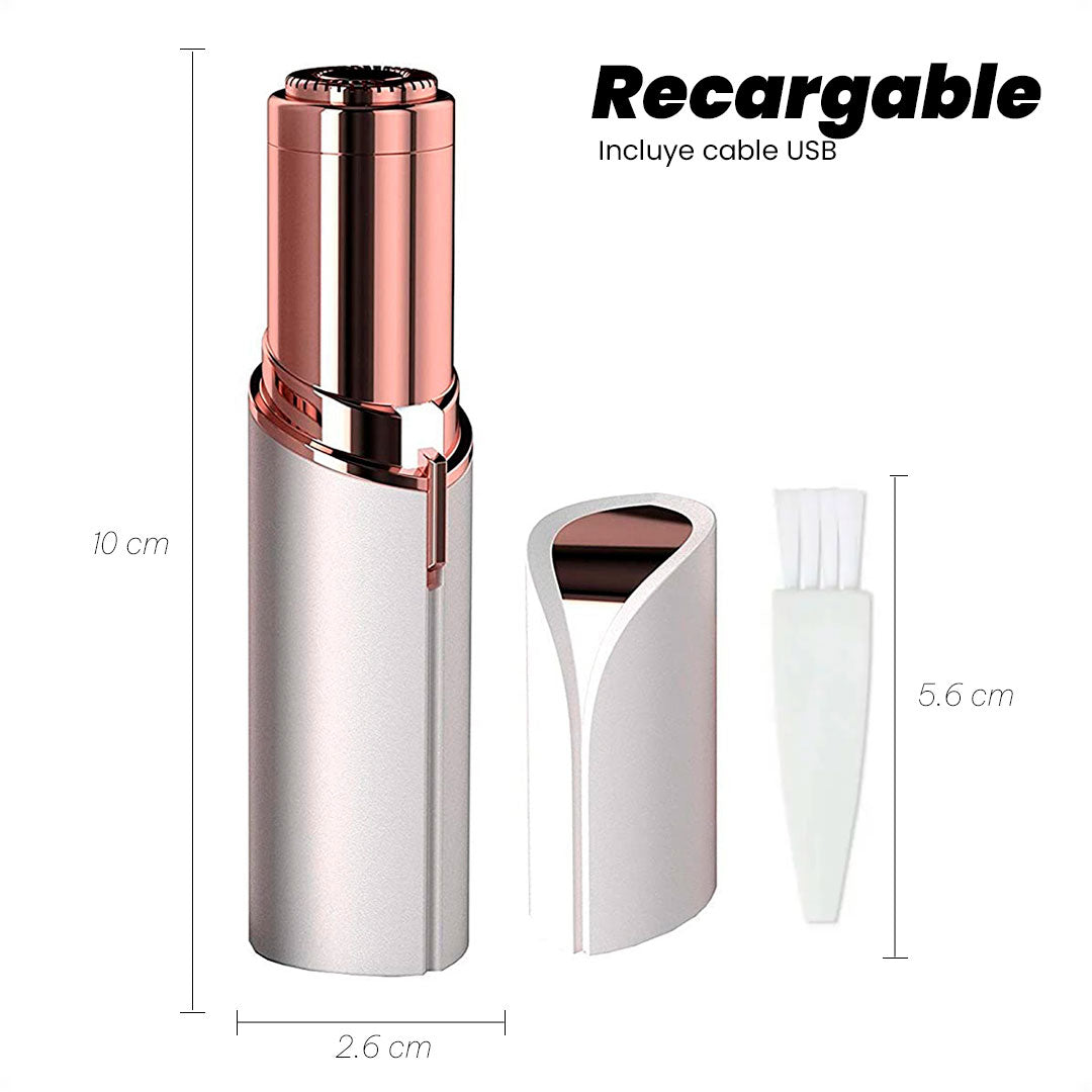 DEPILADORA FACIAL RECARGABLE