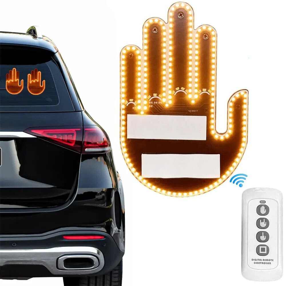 SEÑAL MANO LED PARA AUTOS