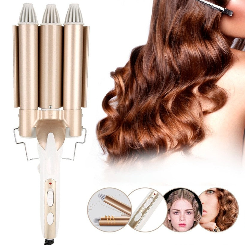 RIZADORA DE CABELLO TRIPLE