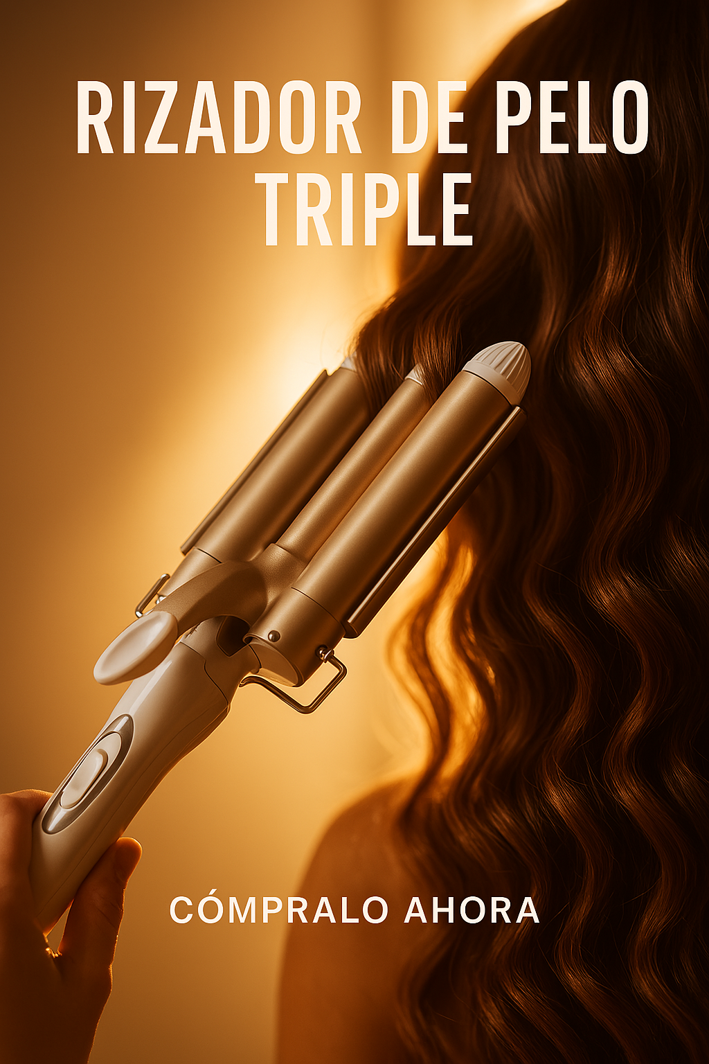 RIZADORA DE CABELLO TRIPLE