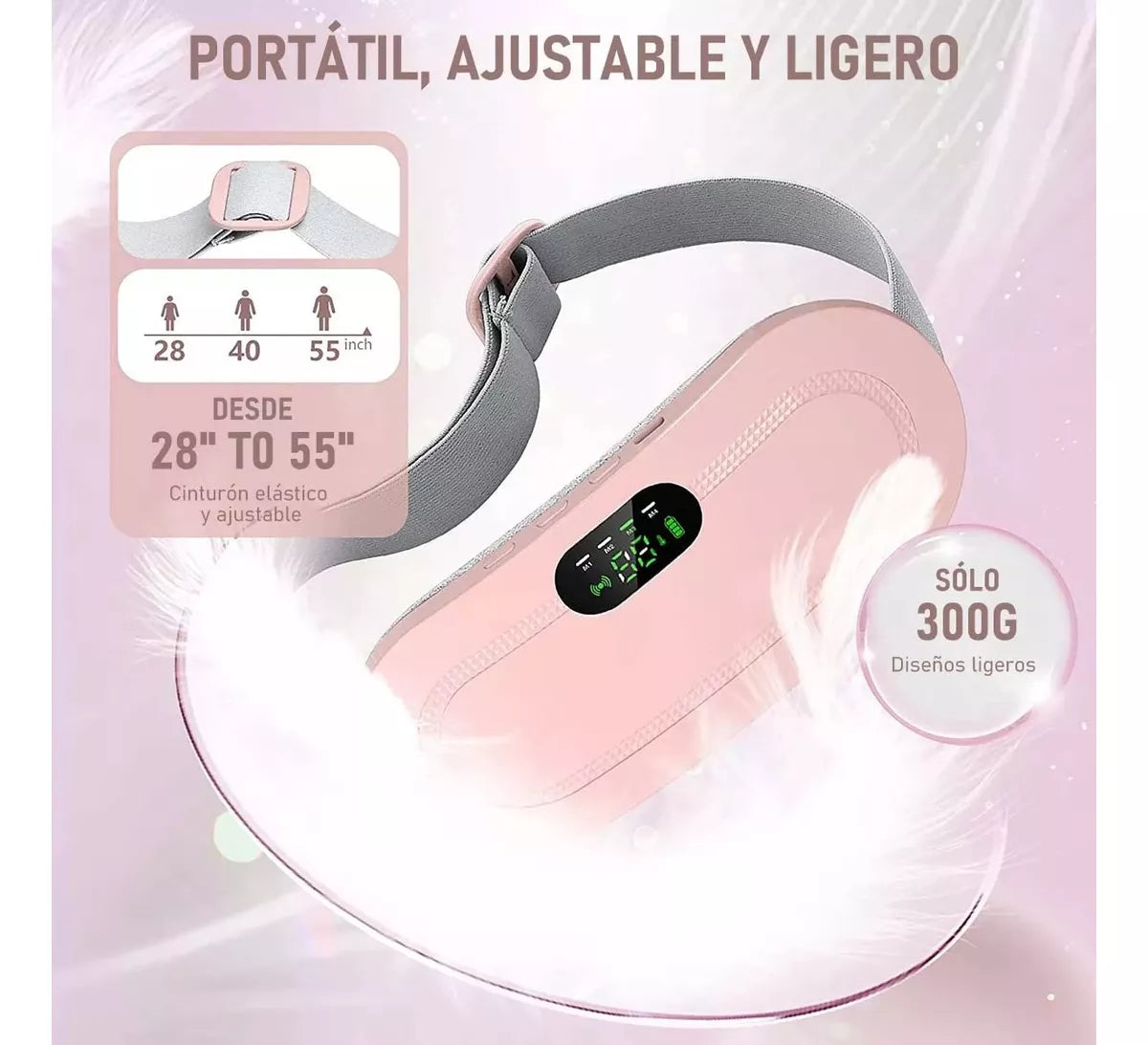 FemHeat- CINTURON PARA COLICOS - ¡LA COMPAÑÍA PERFECTA PARA ESOS DÍAS!