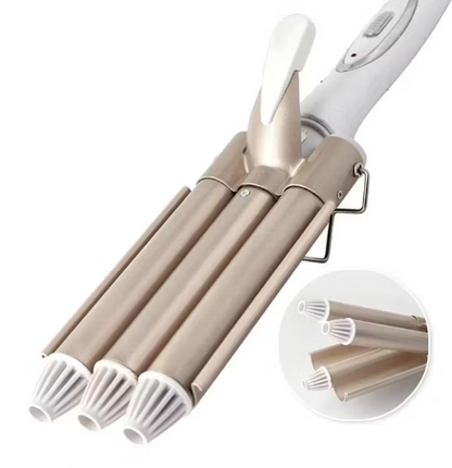 RIZADORA DE CABELLO TRIPLE