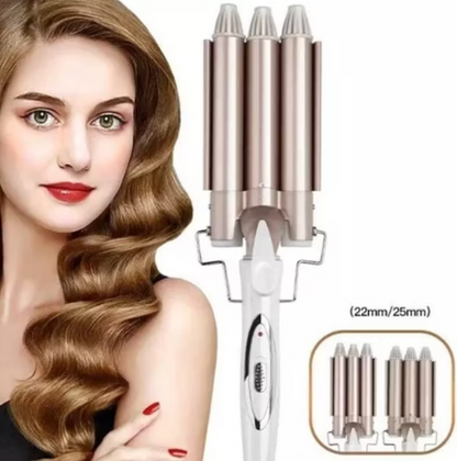 RIZADORA DE CABELLO TRIPLE